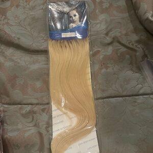 Blonde Women’s Micro ring loop link hair  Extensions (2packs in one container)